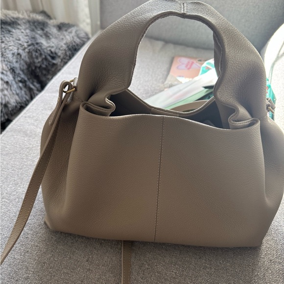 Polène Numéro Neuf Nine Taupe Handbag - Picture 6 of 9